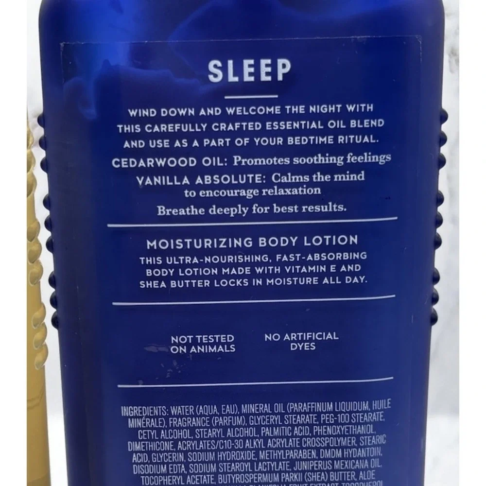 Bath &‎ Body Works Aromatherapy Sleep Lavender & Vanilla Lotion & Body Wash
